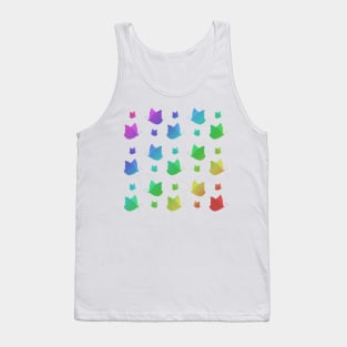 Rainbow Butterfly Pattern Tank Top